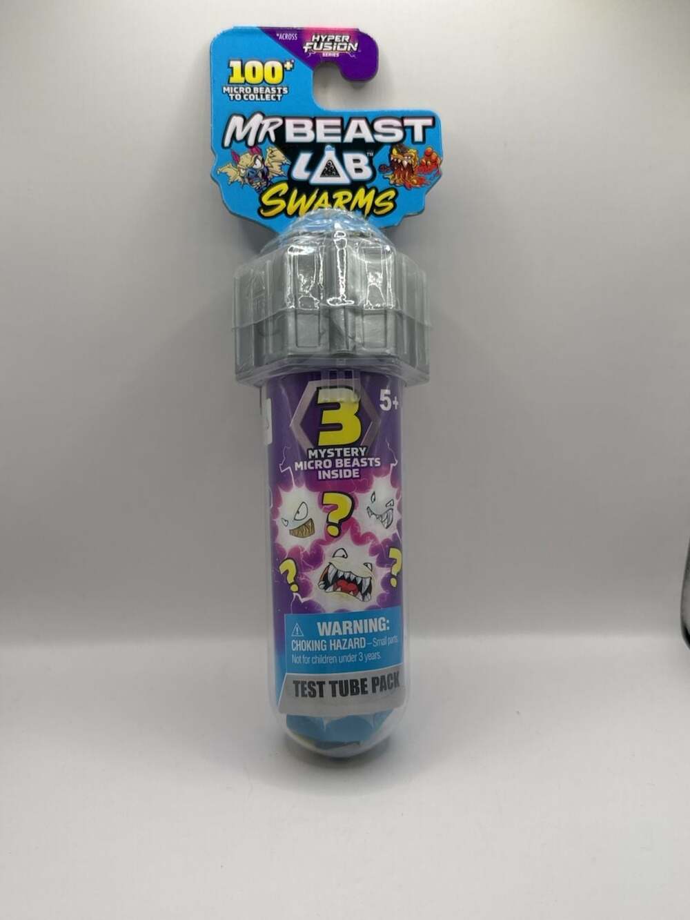 MrBeast Lab Swarms Hyper Fusion Series Test Tube Mystery Pack 3 Figures